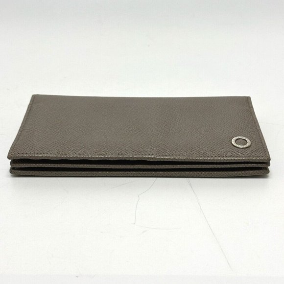 BVLGARI Folded wallet Leather gray - Picture 4 of 10